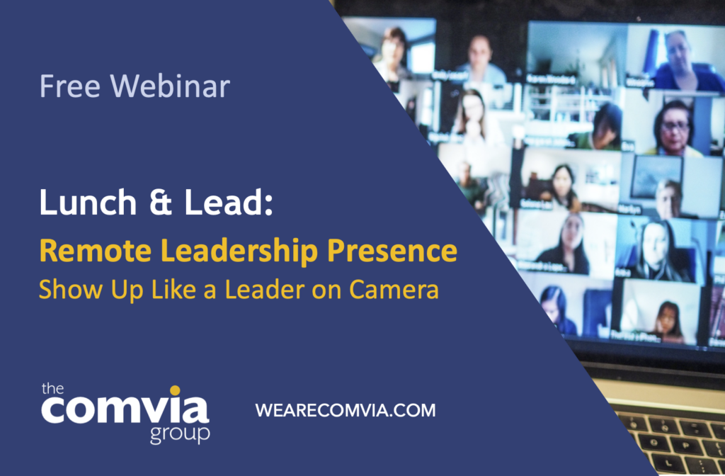 Remote Leadership Presence Webinar Art