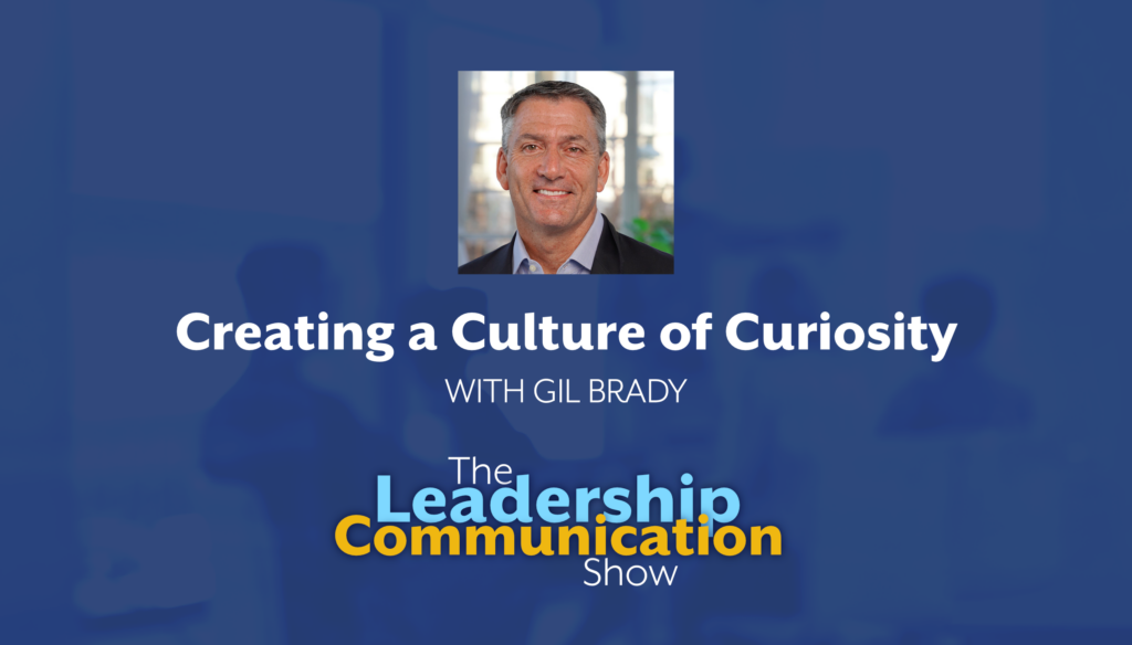 Podcast promotional banner feature a picture of Gil Brady