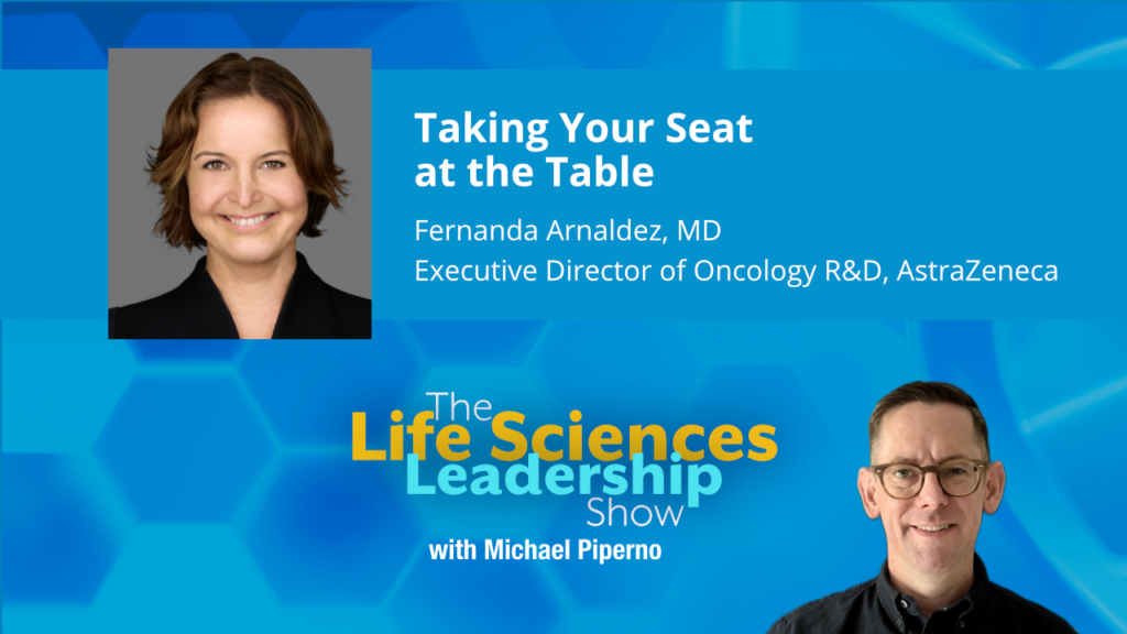 Podcast Show Art, science background, images of Michael Piperno and Fernanda Arnaldez